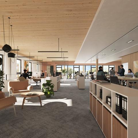 Marcq-en-Barœul – Programme neuf de bureaux ERP divisibles dès 65 m² | Face à Domyos | À vendre