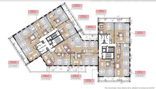 Marcq-en-Barœul – Programme neuf de bureaux ERP divisibles dès 65 m² | Face à Domyos | À vendre