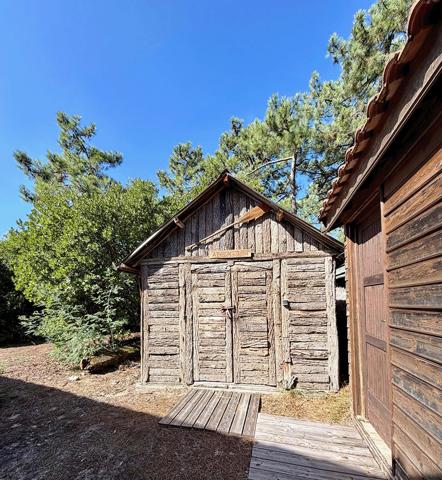 Cap Ferret limite 44 hectares, accès plage du Mimbeau, ravissante villa année 60 sur terrain de 1000 m2