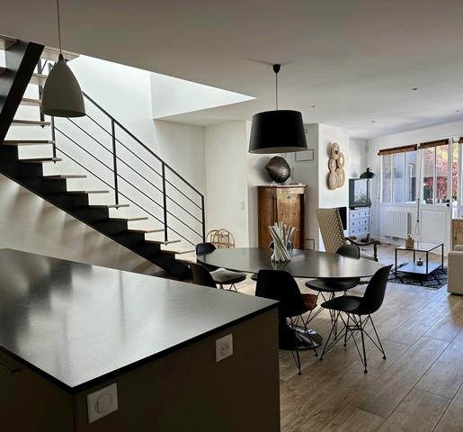 Cap Ferret, plein centre jetée Bélisaire, très belle villa d’architecte entièrement rénovée (3 chambres)