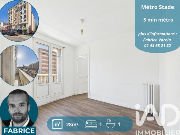 Appartement à vendre 2 pièces 28 m² Maisons-Alfort