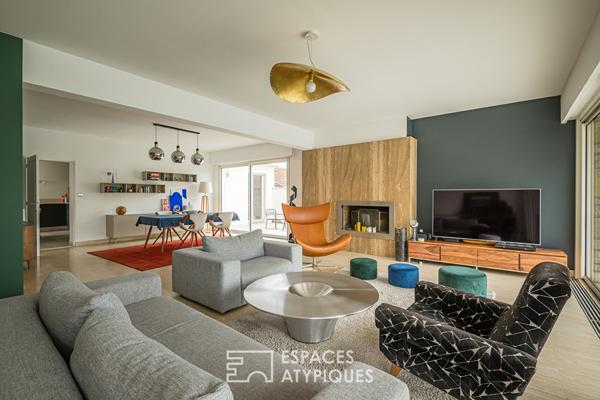 Une maison d’architecte iconique sublimée par une rénovation familiale d’exception