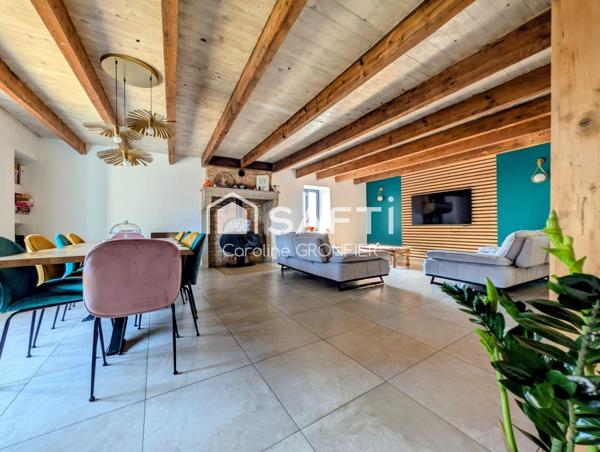 Maison en pierre rénovée 192m²