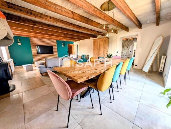 Maison en pierre rénovée 192m²