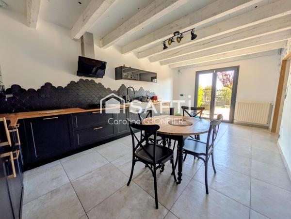 Maison en pierre rénovée 192m²