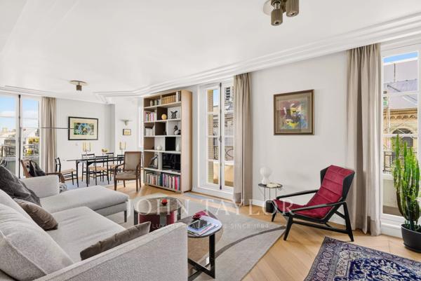 Bel appartement avec balcons et vues dégagées