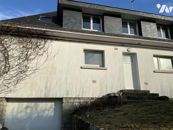 A VENDRE MAISON sur sous-sol centre ELVEN +terrain divisible de 1000 m2