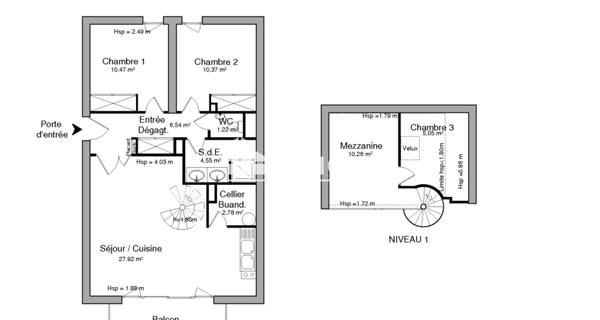 Location Appartement 3 pièces 79.16 m² - Challans 85300