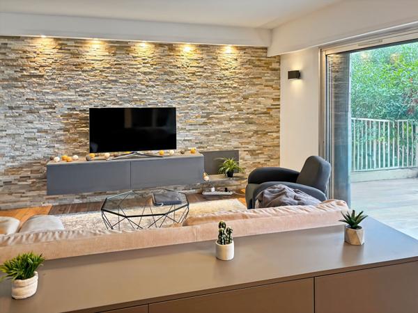 Appartement en rez de jardin surélevé 4 pièces le Cannet Mairie 82.3m²