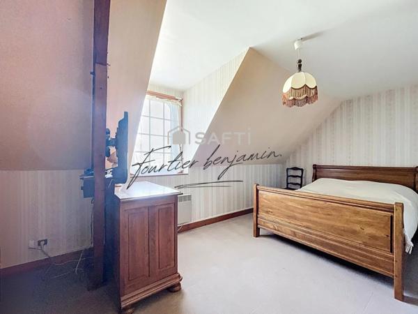 Maison familiale 8 pièces, 5 chambres, 186 m² habitables.