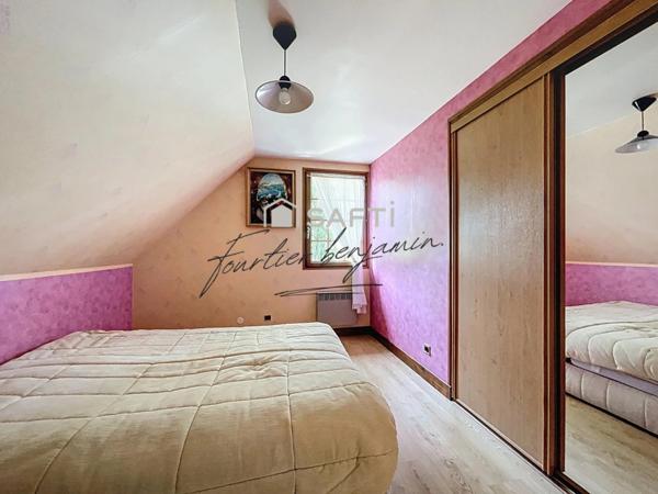 Maison familiale 8 pièces, 5 chambres, 186 m² habitables.