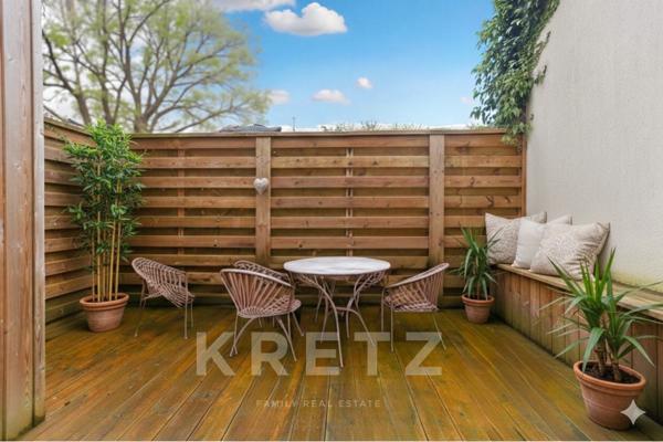 Maison de ville contemporaine avec garage