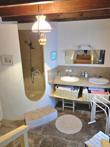 Découvrez ce mas rénové avec goût, niché au cœur de la campagne paisible de Montdardier.
Dans le hameau de Navas.
Véritable havre de paix, 3 entrées indépendantes, une première maison tout confort avec 4 chambres, 2eme maison tout confort avec 2 chambres (possible location), une chambre indépendante avec sde et wc, cet ensemble immobilier donne sur la cour avec également un accès différent à l'arrière.
L'eau, un trésor sur ce plateau calcaire, une réserve de 25 m3 a été installée et profite d'une faille calcaire pour récupérer les eaux de pluies, (pompe à eau installée et en fonctionnement).
Avec ses 210 m² habitables sur trois niveaux, cette demeure réunit dix pièces, dont six belles chambres. Le charme authentique se mêle à la modernité, garantissant confort et élégance. 
Les intérieurs confortables présentent de beaux séjours, deux cuisines conviviales, trois salles d'eau modernes, deux grands ateliers et de nombreuses caves pratiques. Les maisons sont en parfait état, équipées de menuiseries de belle qualité et d'un vitrage double performant. 
Entièrement rénovée, cette propriété offre un espace de vie hors du commun (voir schémas)
Chauffage bois (inserts et cheminée), climatisation réversible (chaud/froid), double vitrage, exposition sud.
Toiture bon état en partie refaite - habitable immédiatement (possible meublée en partie).
À l'extérieur, vous allez apprécier trois terrasses ombragées, offrant une vue dégagée sans vis-à-vis sur un terrain de 385 m²,
parfait pour profiter des beaux jours dans un cadre calme et ressourçant.
Assainissement collectif fiable. 
Le tout à seulement quelques minutes des commodités : écoles, commerces, et infrastructures routières, avec une taxe foncière avantageuse de 950€.

Ce mas est un véritable coup de cœur, prêt à accueillir ses nouveaux propriétaires sans travaux à prévoir.
Contactez Nathalie BRESSON pour plus d’informations - Mandat Exclusif -