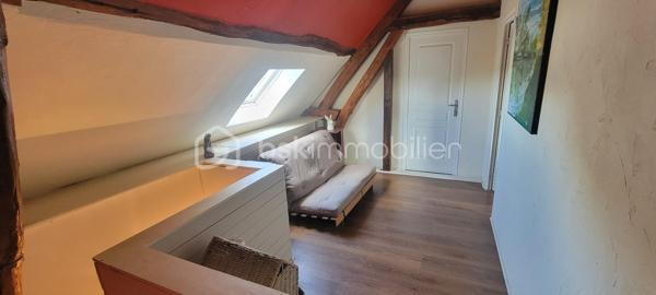 Idéale pour une famille, cette charmante maison mitoyenne de 109 m² habitables, édifiée sur 3 niveaux, offre un cadre de vie agréable.

Elle dispose au rez-de-chaussée d'une entrée, d’un agréable séjour avec cuisine américaine, d’une salle de bain avec wc.
Au 1er niveau : un palier desservant 2 belles chambres spacieuses et lumineuses de 13,50 m² et 15,40 m² et un wc.
Au 2ème niveau : un palier pouvant faire office de bureau et 2 belles chambres sous combles.

Beau terrain clos de murs 573 m²comprenant une dépendance pouvant être aménagée en espace de travail, en atelier ou même en logement indépendant.

La maison est équipée d'un chauffage électrique et d’un poêle à granulés pour un confort optimal en toutes saisons.
Cette charmante maison se situe dans une rue calme, possibilité de garer plusieurs véhicules sur le terrain.
Pour plus d’informations ou pour organiser une visite, contactez-moi !