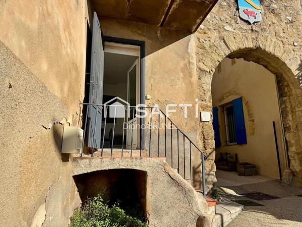 Studio avec terrasse, débarras et cave