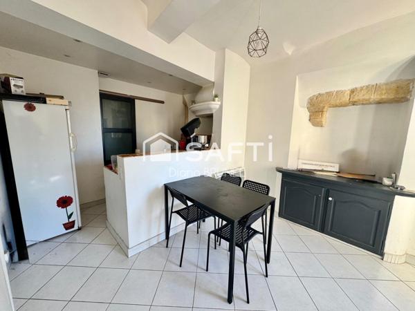 Studio avec terrasse, débarras et cave