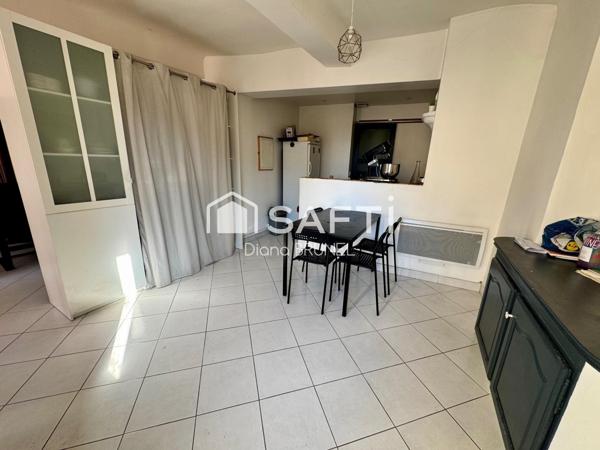 Studio avec terrasse, débarras et cave