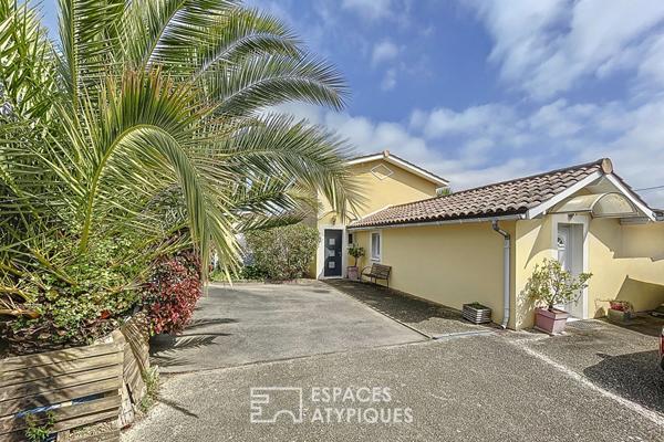 Maison style Loft avec terrasse et piscine