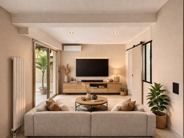 Cannes Montrose - 2 pièces rénové en rez je jardin - Au calme - Cave
