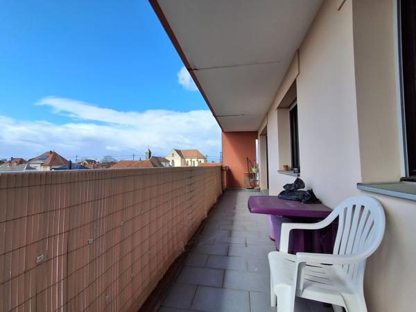 Appartement F3 – 2 chambres – Balcons – Ascenseur – Bischwiller 159 000 €