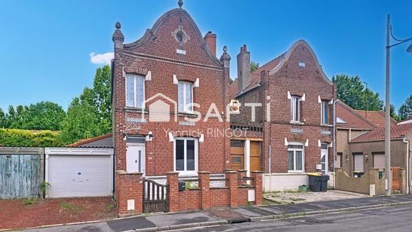 Maison 4P jardin, garage, combles aménageables