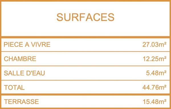 Appartement Penta Di Casinca 2 pièce(s) 44.76 m2