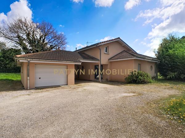 Genay (69730) Civrieux (01390) – Villa contemporaine 145 m² – Terrain 1400 m² – Calme absolu