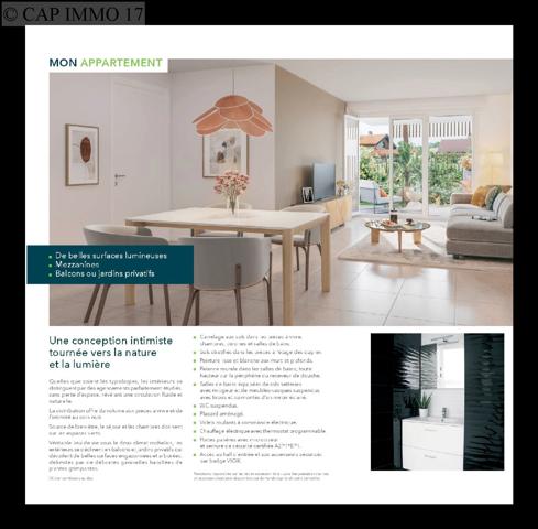 Appartement de 58,69 m² en vente à LA ROCHELLE