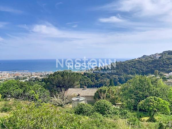 Terrain 1000m² - MAISON 170m2 - VUE MER PANORAMIQUE 360 °-CONSTRUCTIBLE