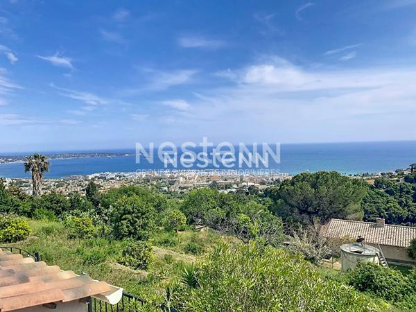 Terrain 1000m² - MAISON 170m2 - VUE MER PANORAMIQUE 360 °-CONSTRUCTIBLE