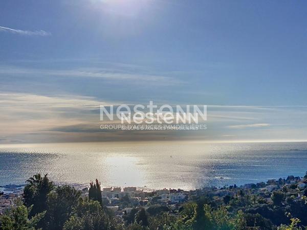 Terrain 1000m² - MAISON 170m2 - VUE MER PANORAMIQUE 360 °-CONSTRUCTIBLE