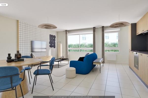 Appartement à vendre |  Orvault |  2 pièces | 50,4 m²