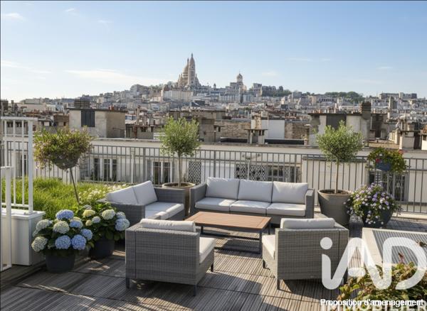 Appartement à vendre 6 pièces 147 m² Paris 18