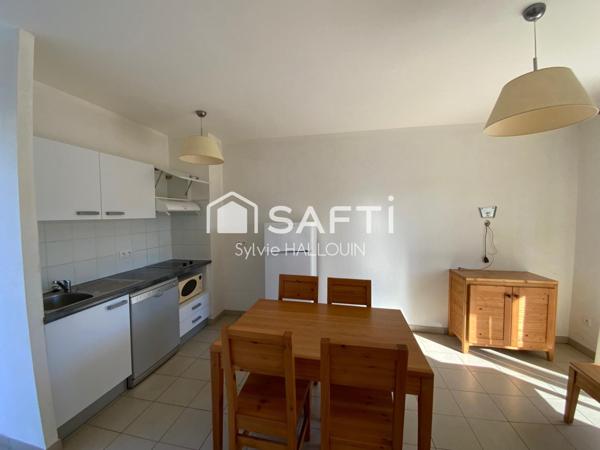 Appt T2 34m² bord de mer avec terrasse, parking privé