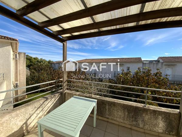 Appt T2 34m² bord de mer avec terrasse, parking privé