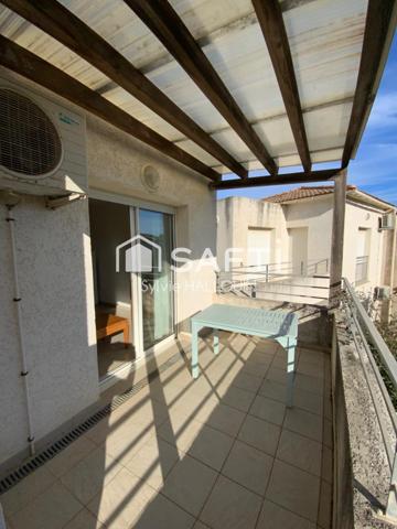 Appt T2 34m² bord de mer avec terrasse, parking privé