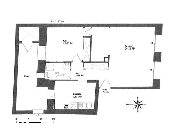 Location Appartement 2 pièces 47.13 m² - 43 BOULEVARD DEBORD Marseille 13012
