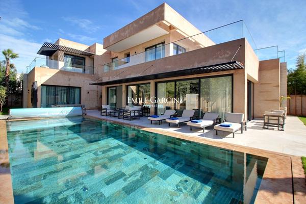 À vendre maison contemporaine sur golf à Marrakech