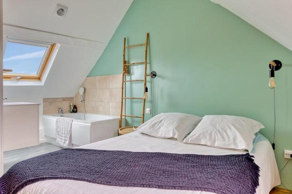 Maison de pêcheur avec vue mer, état irréprochable, vendue meublée et équipée