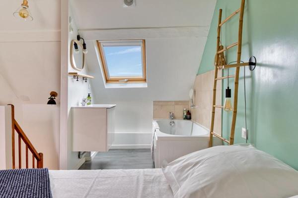 Maison de pêcheur avec vue mer, état irréprochable, vendue meublée et équipée