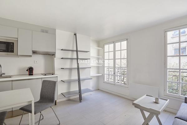A vendre - Paris - 75004 - Studio - Vue sur terrasse jardin - Au calme