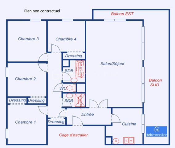 Appartement de 107 m²
