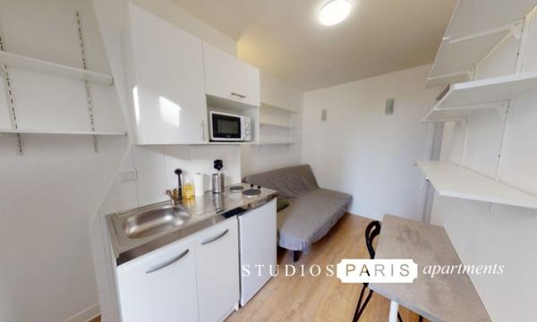 Studio Montmartre, 11m2 location meublée