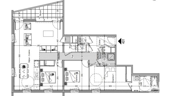 Appartement à vendre 4 pièces 96 m² Thonon-les-Bains