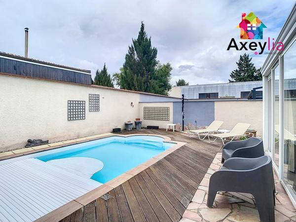 Roanne (42300) A VENDRE- ROANNE PROCHE GARE- MAISON DE VILLE AVEC PISCINE