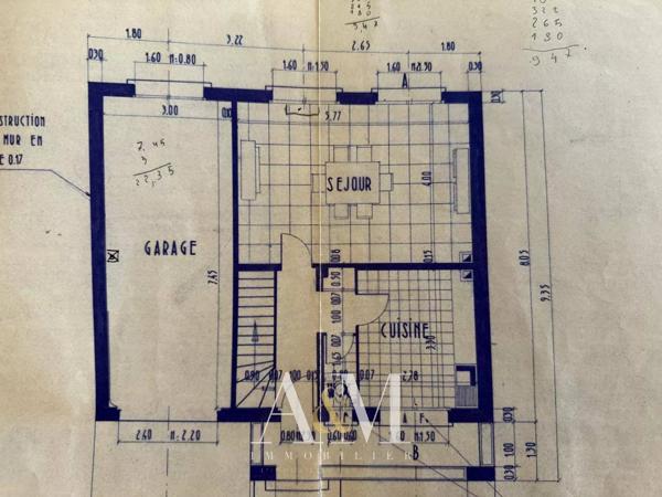 Villa T5 de 101 + garage sur 555 m² de terrain