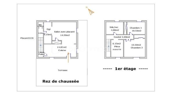 Maison de ville de 78 m²