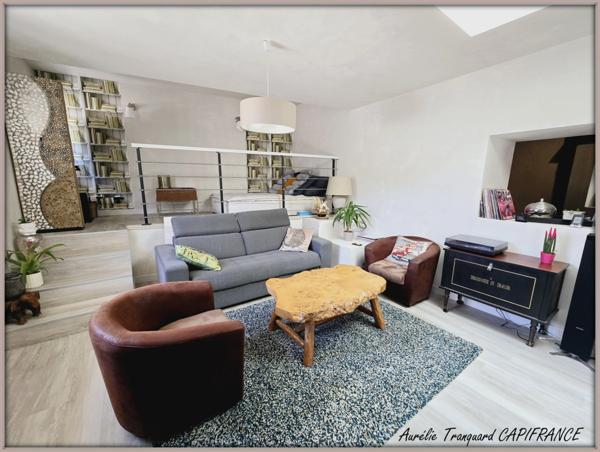 Maison à vendre 6 pièces SAINT JEAN D'ANGELY (17) avec GRAND jardin et SUITE PARENTALE AU RDC