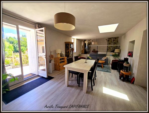 Maison à vendre 6 pièces SAINT JEAN D'ANGELY (17) avec GRAND jardin et SUITE PARENTALE AU RDC