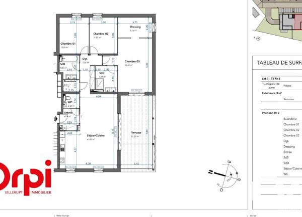 Appartement à vendre    4 pièces • 126,16 m2 Haucourt-Moulaine
